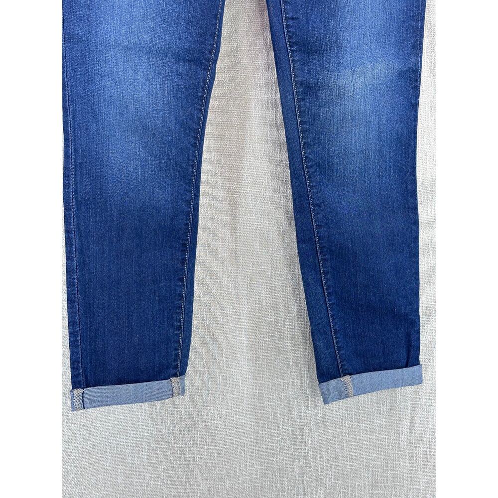 PAIGE Kylie Crop Roll Up Jeans Women's 27 Andrea Wash Mid Rise Skinny Crop Denim - Picture 3 of 16
